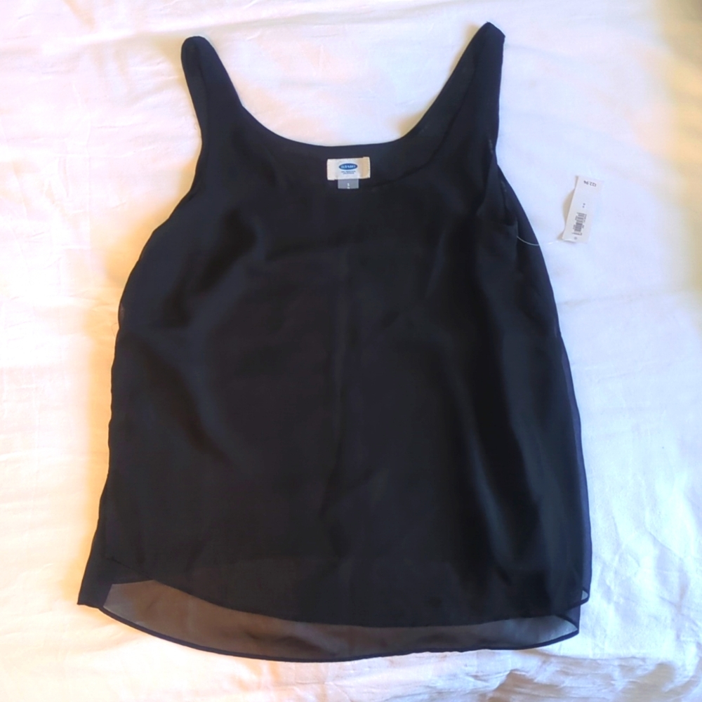 Black, Old Navy, sleeveless blouse